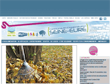 Tablet Screenshot of agglo-seine-eure.fr